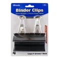 thumbnail image 1 of BAZIC Products Binder Clips, Large, Black, 4 Count, 1 of 7