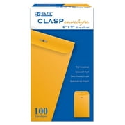 BAZIC Products Clasp Envelopes, 6" x 9", Pack of 100