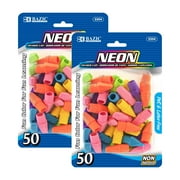 BAZIC Eraser Top, Latex Free Pencil Tops Erasers (50/Pack), 24-Packs