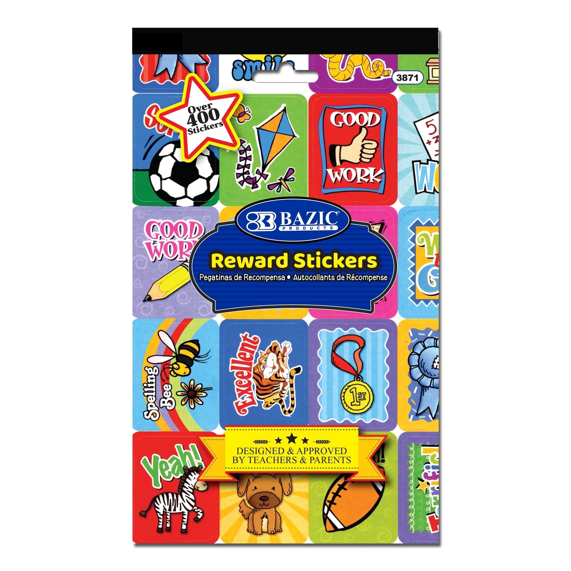 BAZIC Reward Sticker Book [3871] - Walmart.com