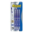 thumbnail image 1 of BAZIC Royal Blue Color Rollerball Pen 0.7mm w/ Regulator, (3/Pack), 1-Pack, 1 of 7