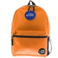 thumbnail image 1 of BAZIC School Backpack Basic 16" Orange, Lightweight School Bag for Students Kids Girls Boys Travel, Fit 13-inch Laptop Notebook Text Book, 1-Pack, 1 of 7