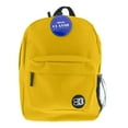 thumbnail image 1 of BAZIC School Backpack Classic 17" Mustard, School Bag for Students, 12-Pack, 1 of 7