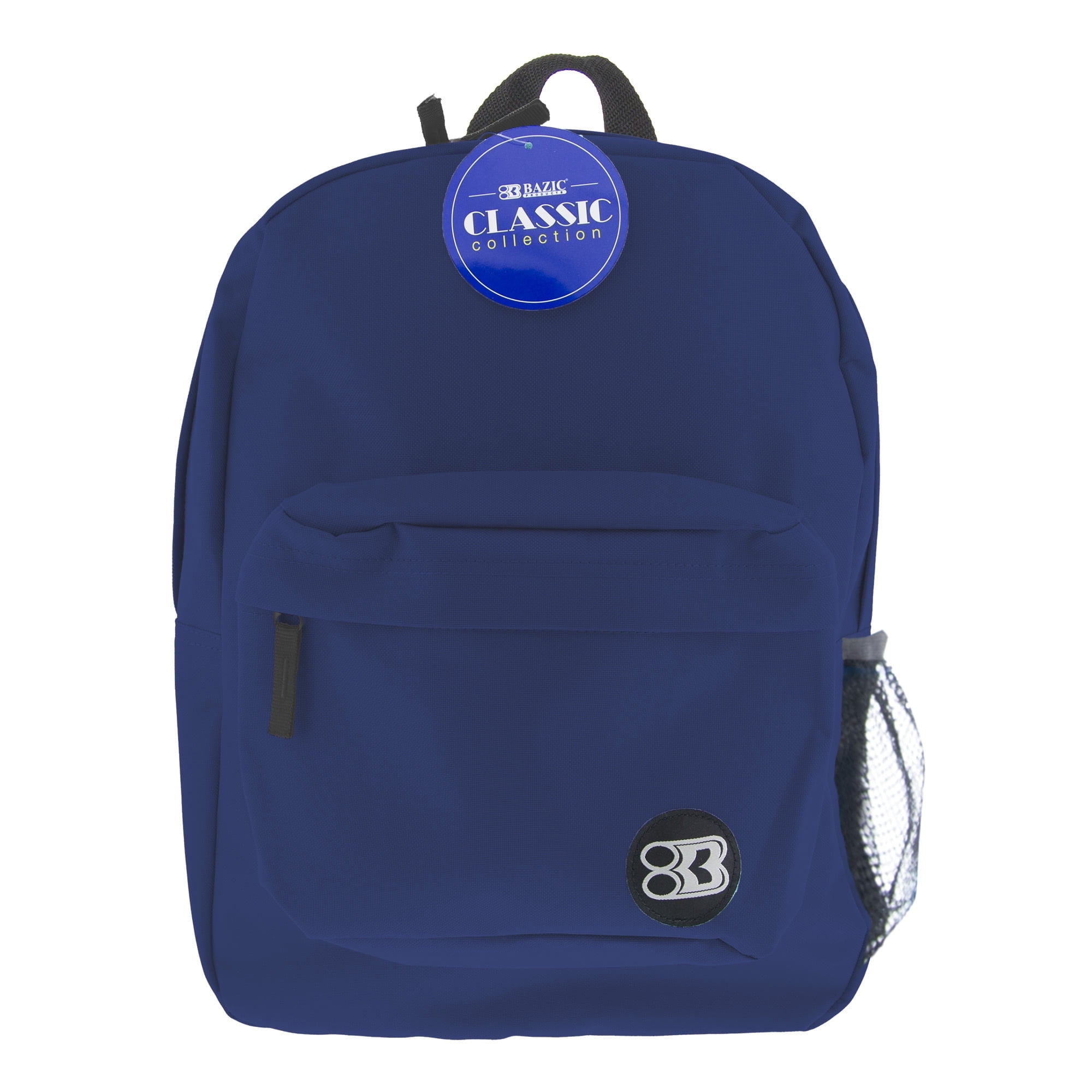 Bazic 17 inch Navy Blue Classic Backpack