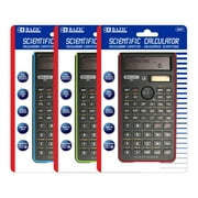 BAZIC DDI 2289447 240 Function Fancy Color Scientific Calculator Case of 12