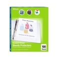 thumbnail image 1 of BAZIC Sheet Protectors Standard Weight, 11 Hole Binder Sleeves (10/Pack), 24-Packs, 1 of 7