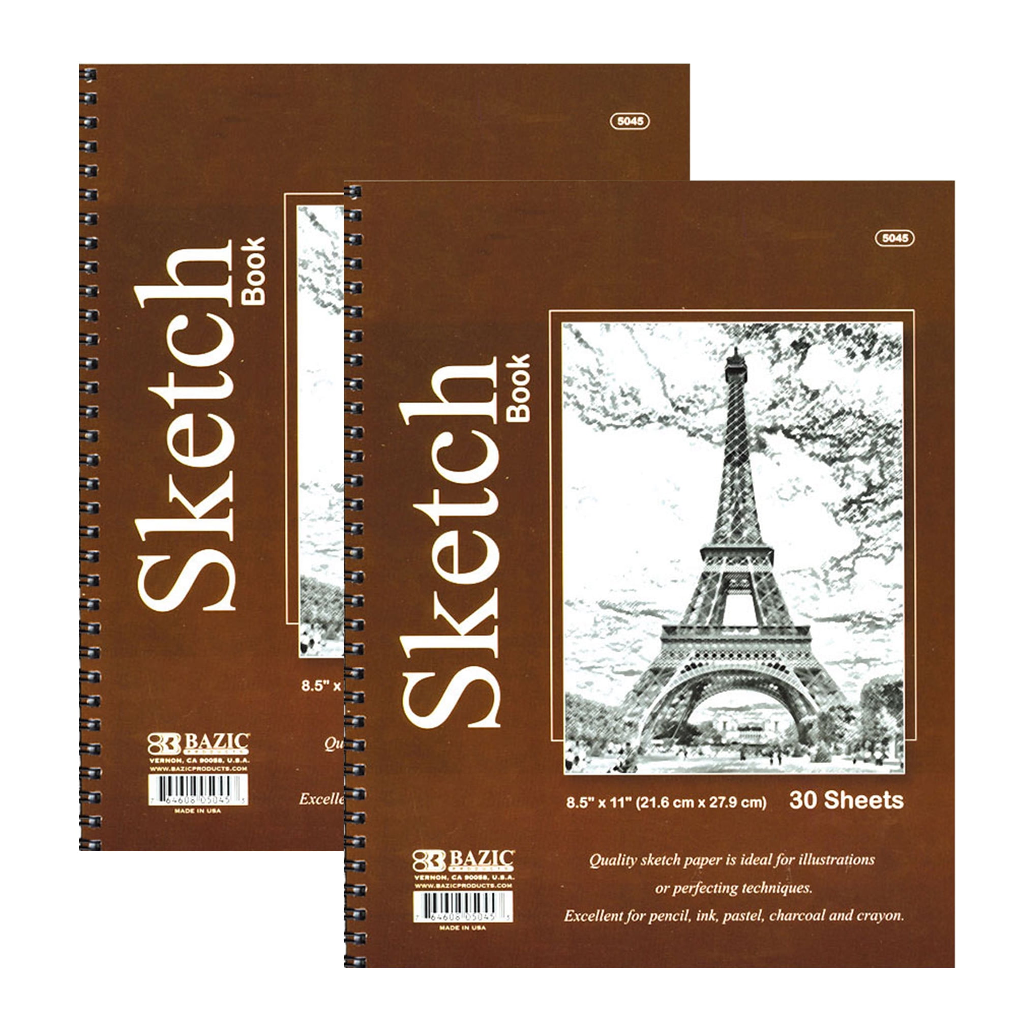  Sketch Book 8.5 X 11 Inch, Pack Of 2 Sketch Pad