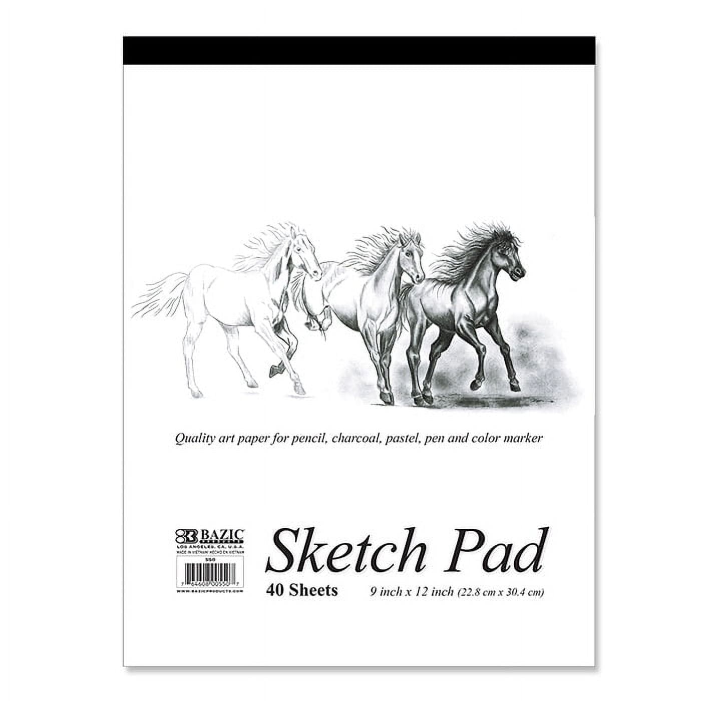 Bazic Products 301005-48 9 x 12 in. Premium Art Sketch Pad Wireless