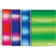thumbnail image 1 of BAZIC Small Spiral Bound Notebook 5"x7", 120 Sheets, Assorted Color, 4-Pack, 1 of 7