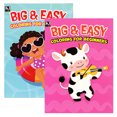 thumbnail image 1 of KAPPA Big & Easy Coloring For Beginners 2-Title, Fun Game Workbook for Learning Drawing Coloring, Holiday Gift for Activity at Classroom Home, 48-Pack, 1 of 2