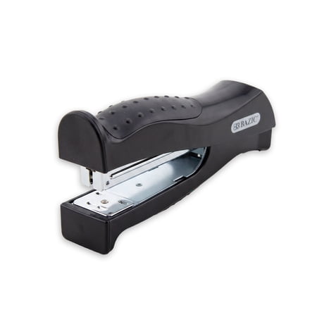 BAZIC Stand-Up Stapler w/500 Staples, Full Strip Size Standard (26/6), 1-Pack