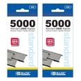 thumbnail image 1 of BAZIC Staples Standard (26/6) 5000/Pack, Stapler Refill Standard Size Staple, Silver Colors, 2-Packs, 1 of 7