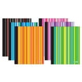 thumbnail image 1 of BAZIC Stripes Composition Book College Ruled 100 Sheet, Assorted Color, 6-Pack, 1 of 7