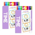 thumbnail image 1 of BAZIC Telling Time Flash Cards Learn to Read Time, Read Clocks Numerals & Analog (36/Pack), 2-Pack, 1 of 8