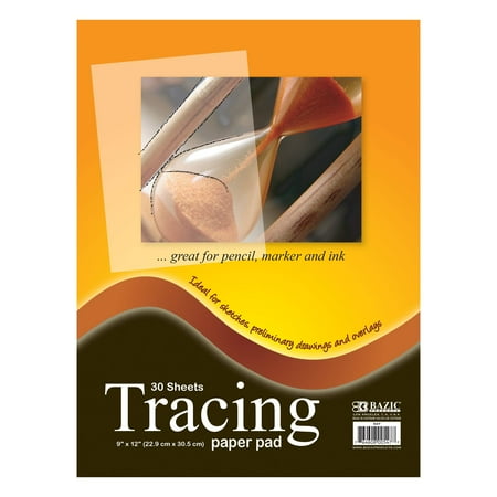 BAZIC 30 CT. 9" x 12" Tracing Paper Pad [547]