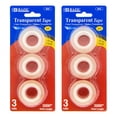 thumbnail image 1 of BAZIC Transparent Tape Refill 3/4" X 1000", Glossy Finish, (3/Pack), 2-Packs, 1 of 7