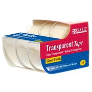 BAZIC Transparent Tape w/ Dispenser 3/4" X 500", Glossy Finish, (3/Pack), 24-Pack