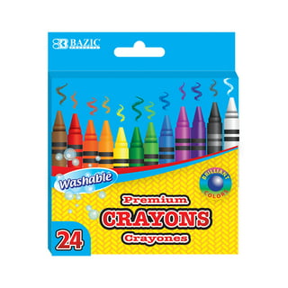 BAZIC Crayons Jumbo 12 Color, Non Toxic Drawing Crayon(12/Pack), 24-Packs