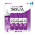 thumbnail image 1 of BAZIC Washable Disappearing Purple Glue Stick 8g, Acid Free (4/Pack), 24-Packs, 1 of 7