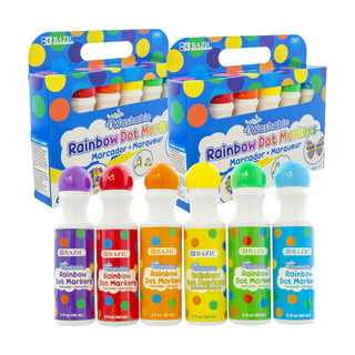 8 Color Crazy Dots Markers - Washable Paint Marker daubers — U.S. Art Supply