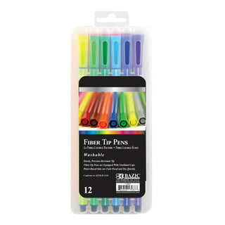 Nvzi 12-Pack,4-Color Disappearing Ink Fabric Marker Pen for Sewing Creating  Washable Art and Lettering 