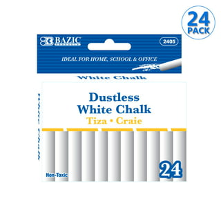 On the Surface White Chalk, 12-Pack White Chalkboard Chalk Sticks