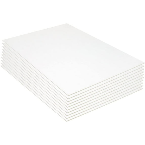 BAZIC White Foam Board 20" X 30", Colored Foam Boards 3/16 Inch Thickness, 50-Pack