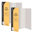 thumbnail image 1 of BAZIC White Tri-Fold Presentation Corrugated Display Board 36" x 48", 2-Pack, 1 of 8