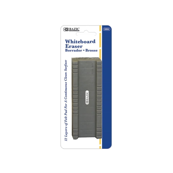 BAZIC Whiteboard Eraser Peel-Away 12 Layers, 1-Pack