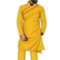 thumbnail image 1 of BAZINRICHE African Clothing Mens Suit Fashion Dashiki Shirts Long Sleeve and Trousers Party Wear African Clothes, 1 of 4