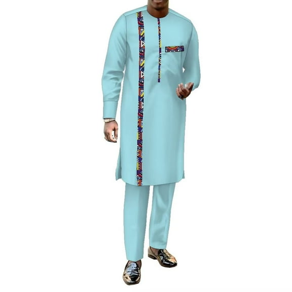 BAZINRICHE African Couple Outfits Matching Sets African Dresses for Women and African Suits for Men Wedding Dashiki Clothing