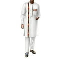 thumbnail image 1 of BAZINRICHE African Couple Outfits Matching Sets African Dresses for Women and African Suits for Men Wedding Dashiki Clothing, 1 of 5