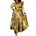 thumbnail image 1 of BAZINRICHE African Dresses for Women Cotton Elegant Party Ankara Robe WY092, 1 of 5