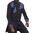 thumbnail image 1 of BAZINRICHE African Male Fancy Long top and Pant Set Wedding Banquet Robe sets WYNX771, 1 of 4