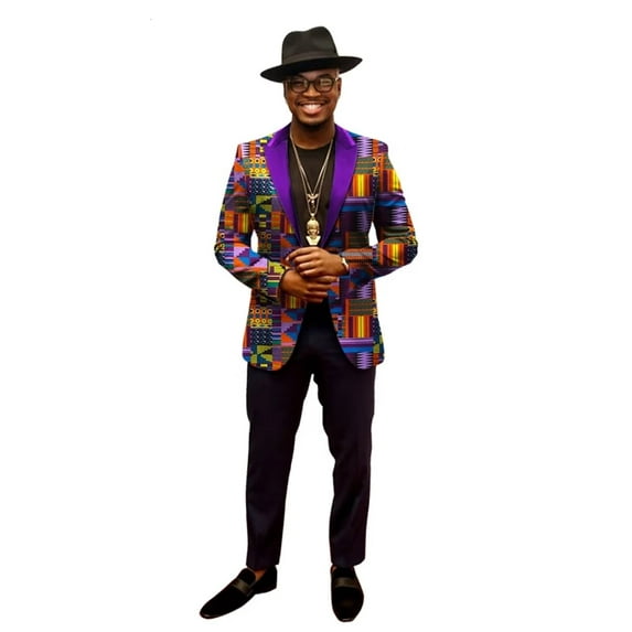 BAZINRICHE African Male Fit Fancy Blazer Dashiki Wedding Banquet Business Outfits Suits WYN202