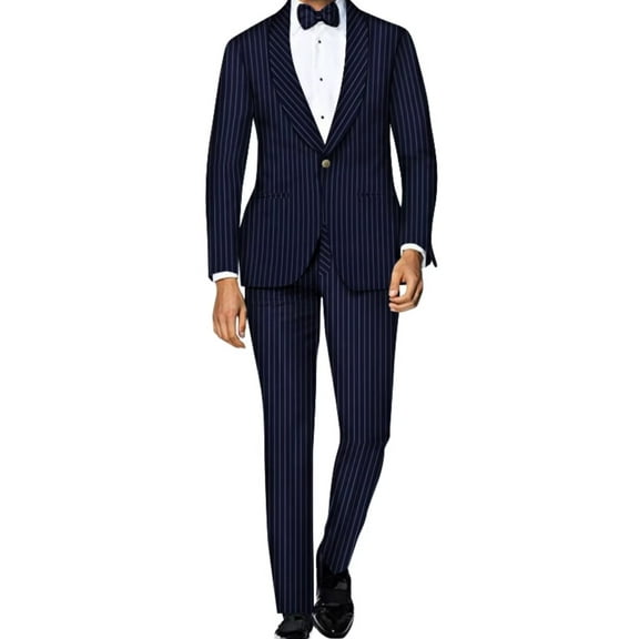 BAZINRICHE African Men Fit Jacket Blazer Pants Suits Banquet Business Blazer Dress Suit With Bow Tie WYNT750