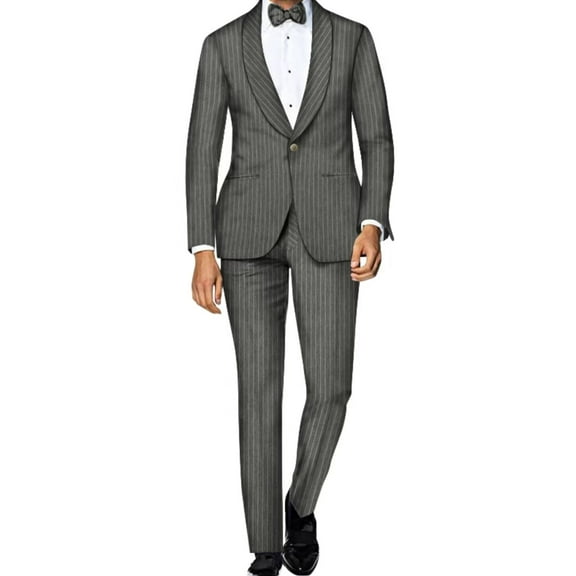 BAZINRICHE African Men Fit Jacket Blazer Pants Suits Banquet Business Blazer Dress Suit With Bow Tie WYNT750