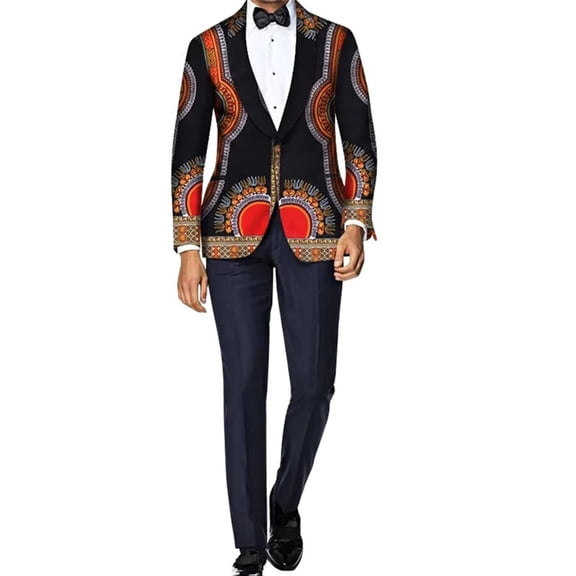 BAZINRICHE African Men Jacket Blazer Suits Wedding Banquet Fit Casal Male Dashiki Blazer WYN750