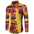thumbnail image 1 of BAZINRICHE African Men Long Sleeve Shirts Top Causal Party Shirt WYN350, 1 of 3