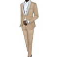 thumbnail image 1 of BAZINRICHE African Men Slim Fit Jacket Blazer Pants suits Wedding Banquet Business Dress Suit WYNT145, 1 of 2