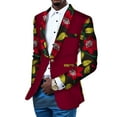 thumbnail image 1 of BAZINRICHE African Print Men's Jacket Blazer Wedding Banquet Fit Business Causal Dashiki Blazer, 1 of 2