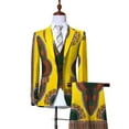 thumbnail image 1 of BAZINRICHE Fancy Blazer Suit Jackets Vest Pants Set Formal Coat Dashiki Party African Men Clothes, 1 of 5