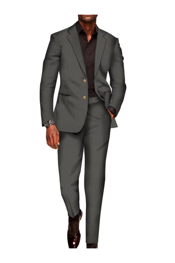 Men Jacket Blazer Pants Suits set Wedding Banquet Fit Causal Business Male Blazer WYNX602