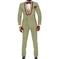 thumbnail image 1 of BAZINRICHE Men Jacket Blazer pants set Suits Wedding Banquet Fit Casal Business Male Blazer WYNX201, 1 of 4
