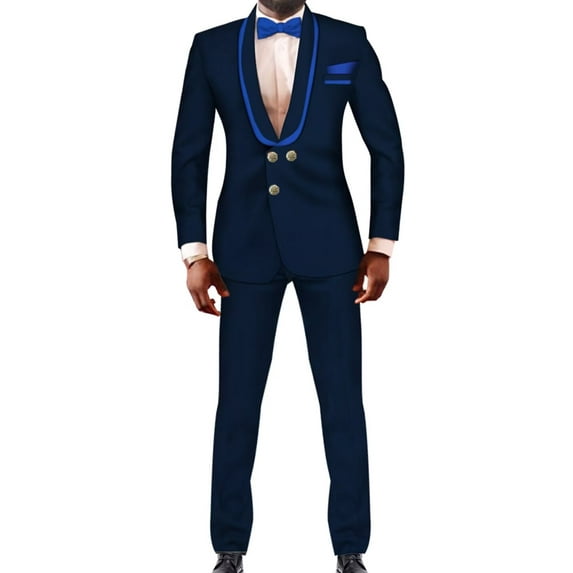 BAZINRICHE Men Jacket Blazer pants set Suits Wedding Banquet Fit Casal Business Male Blazer WYNX201