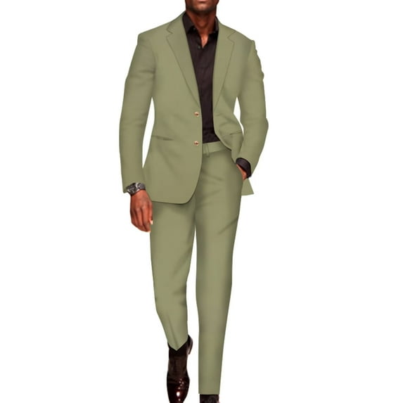 BAZINRICHE Men Jacket Blazer pants set Suits Wedding Banquet Fit Casal Business Male Blazer WYNX602