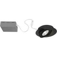 thumbnail image 1 of BAZZ Integrated LED Complete Directional Dimmable 4" Recessed Light Fixture Black, 1 of 4
