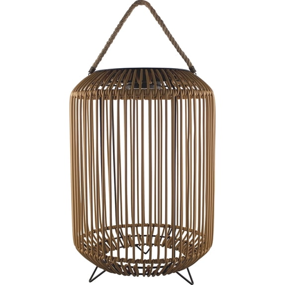 BAZZ Solar LED Outdoor Patio Lamp Beige (F19287BG)