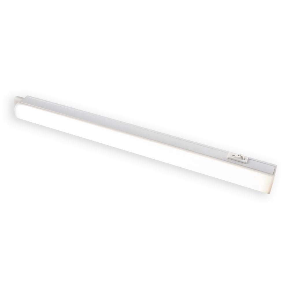 12-inch White Steel LED Under Cabinet Light Bar