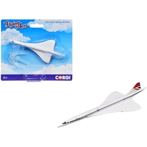 BAe/Aerospatiale Concorde Commercial Aircraft "British Airways" White "Flyin Aces" Series Diecast Model by Corgi